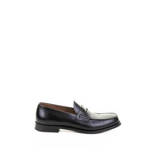 FRATELLI ROSSETTI Men's Classic Leather Penny Loafer Moccasin Men BLACK